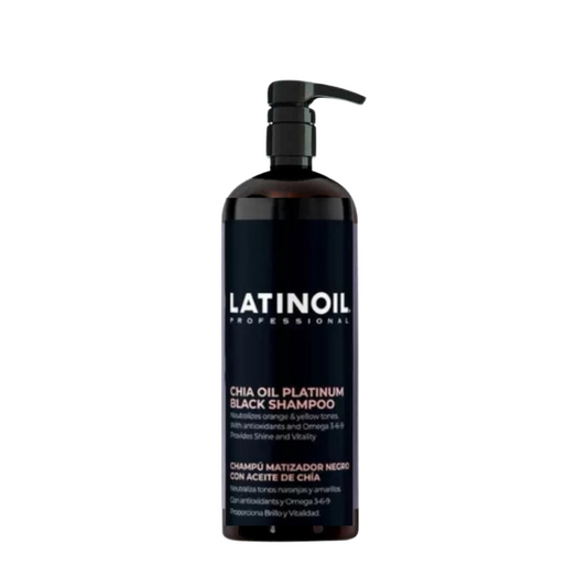 LATINOIL | Chia Oil Platinum Black Shampoo 985ml